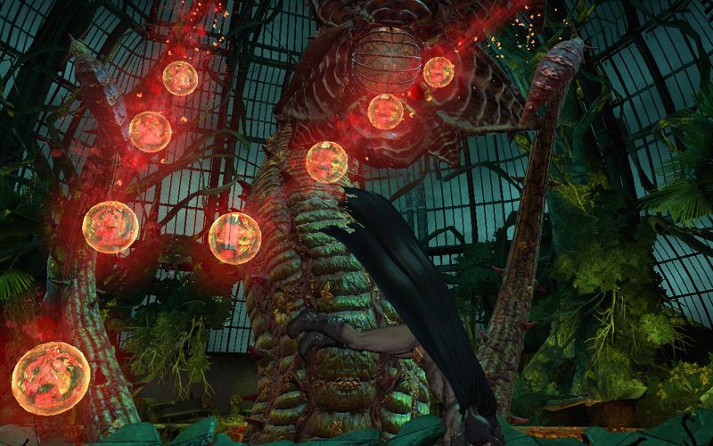 Dodging Poison Ivy's red balls of doom