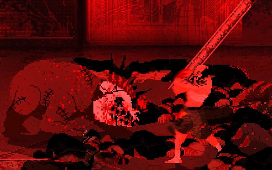 Smacking a mutated bear with a steel girder