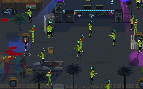 Zombies take over this party