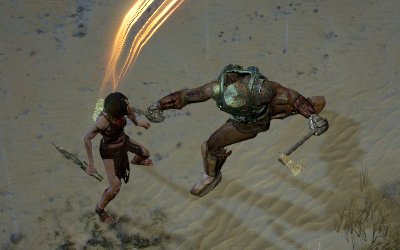 Splitting some witch's skull
