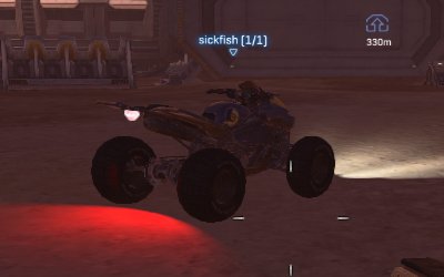 The invisible man goes for a ride