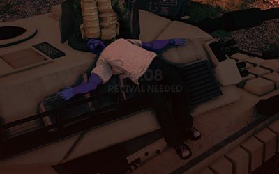Just taking a nap on top of this tank