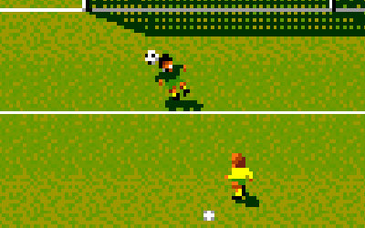 Marvel's keeper tries to head it out