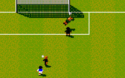Great save by Aquaman in the DC goal