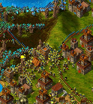 The enemy counter attacks