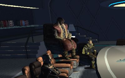 This Klingon has stolen Yoda's hover chair