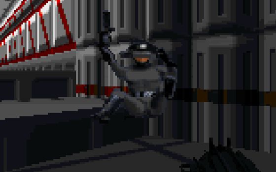 Silly Imperial falls down the stairs