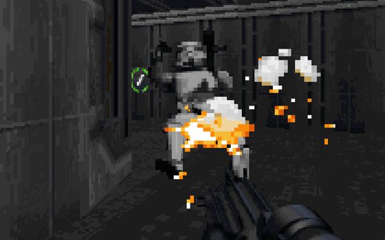 Shooting a Stormtrooper in the nads