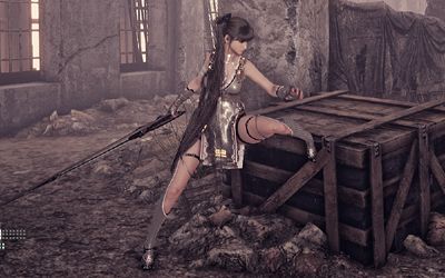 Eve has remarkably flexible ankles