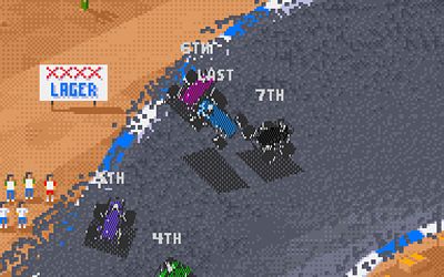 Getting smacked about by the AI cars