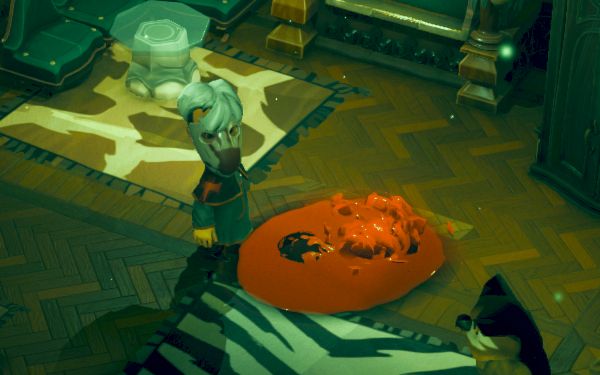 Apparently it's normal around here to dissolve into a pool of blood