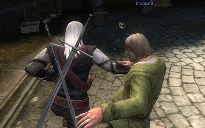 Out of the way drunk baffoon
