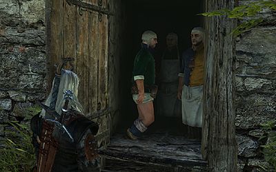 I don't want to know what they are doing in this dark outhouse