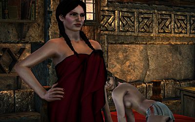 Geralt interrupts some kinky shenanigans
