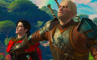 Geralt copping a feel