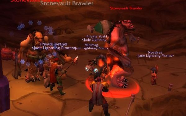 The Pirates fighting in Uldaman