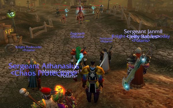 Polaris join the attack on Araj the Summoner