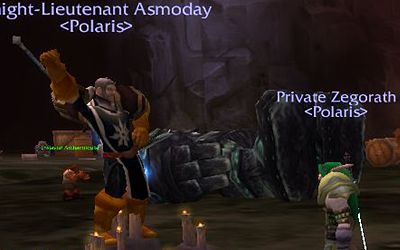 Asmoday strutting his stuff