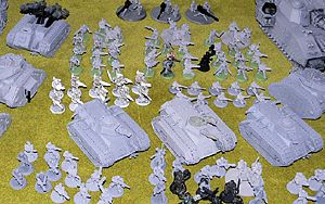 40K Imperial Guard army<br />Photo taken April 2011