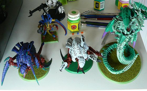 Some Nid beasties getting some new paint