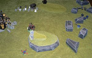 The almost empty battlefield