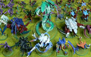 40K Tyranids army<br />Photo taken December 2019