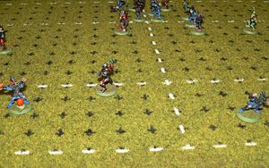 Highwind sends a pass into the waiting hands of Valentine