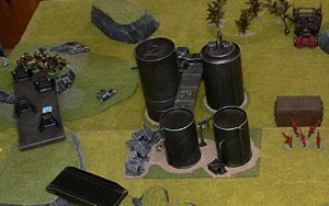 Our first battle of Grimdark Future kicks off