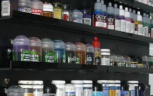 Paint rack complete