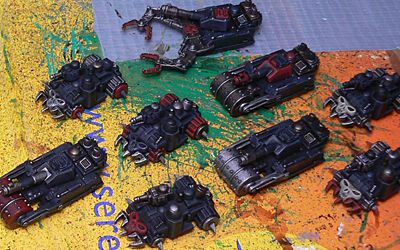 Vehicles all finished