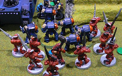 The Terminators and Celestine fight for their lives