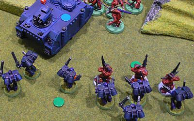 The Assault Marines show up too late to turn the tide