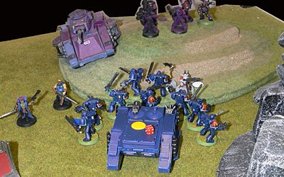 Assault Marines raid the enemy's deployment zone