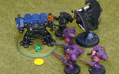 The Blood Claws take out a Dreadnought only to have it explode in their faces