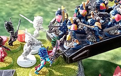 Battle rages across the bridge of doom