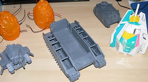 Imperial vehicles, Mycetic Spores and Drop Pod