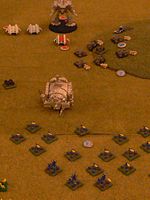 The Steam Gargant is defeated in its first appearance