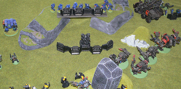 The Orks close in