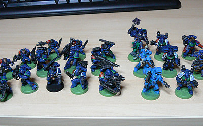 Last few dudes ready to base
